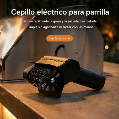 🔋🧹 Cepillo eléctrico inalámbrico para limpieza de barbacoas – batería de litio, multifuncional y fácil de usar 🔥🍖