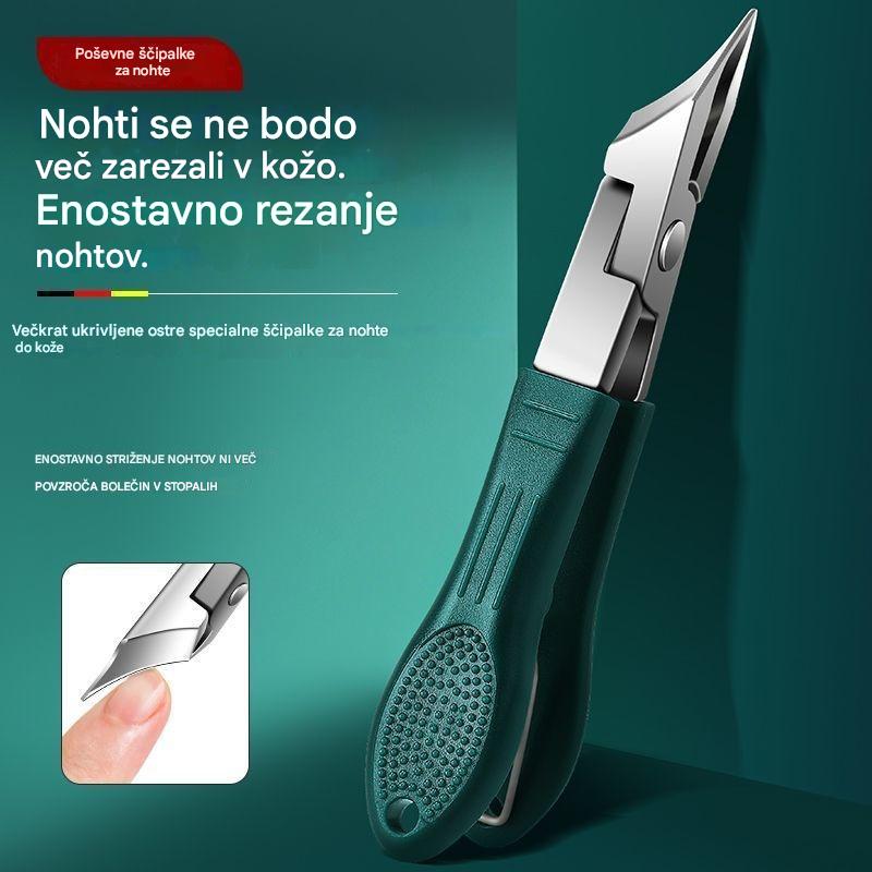 【3-delni komplet】✂️💅Novi ultra tanki ščipalniki za nohte pod kotom, orodja za nego nohtov za domačo uporabo