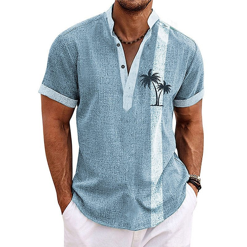 🧢🌴【S-6XL】Pánske ležérne košele 2025 👍 Bavlnený materiál, vhodné na dovolenku aj leto🌞