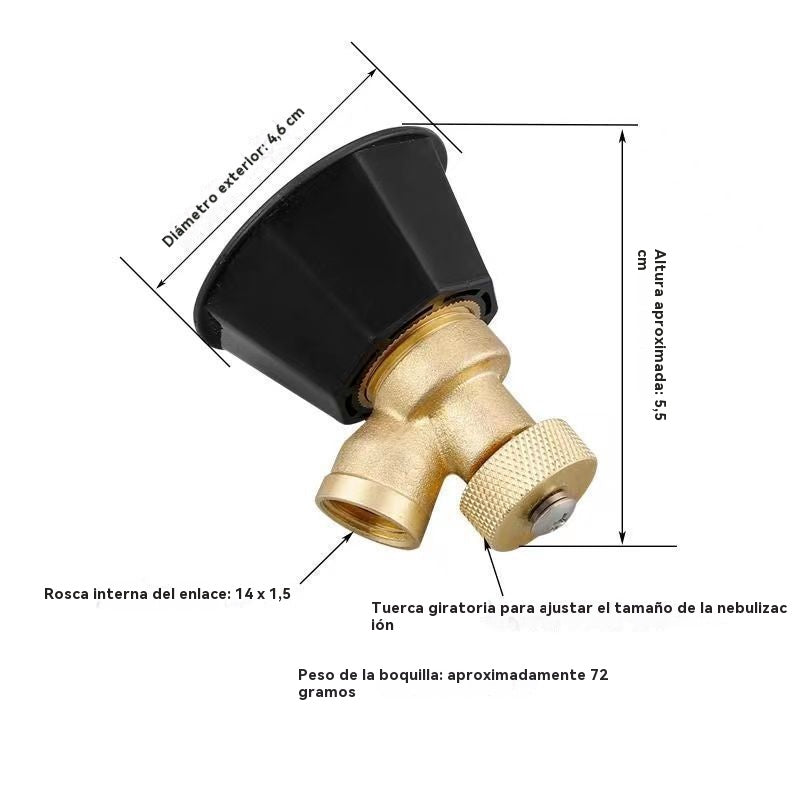 💦【Compra uno y llévate otro gratis】Boquilla de riego ajustable para pulverizadores agrícolas🌾