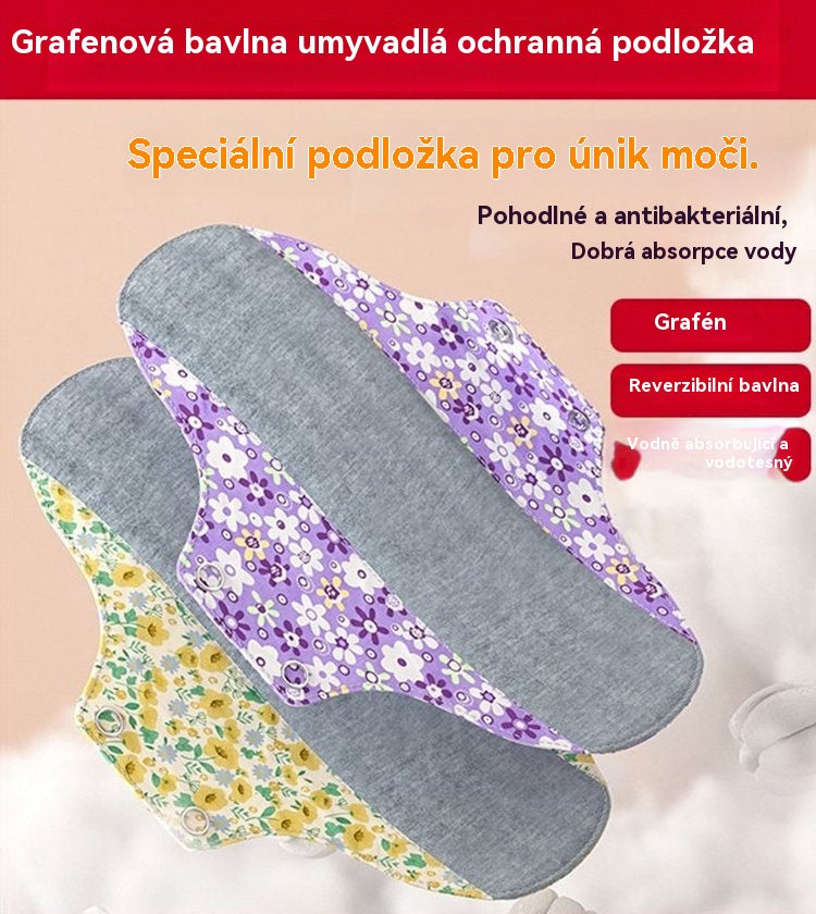 🔥🌈【5dílná sada】Omyvatelné antibakteriální grafenové vložky do kalhotek zabraňující protečení