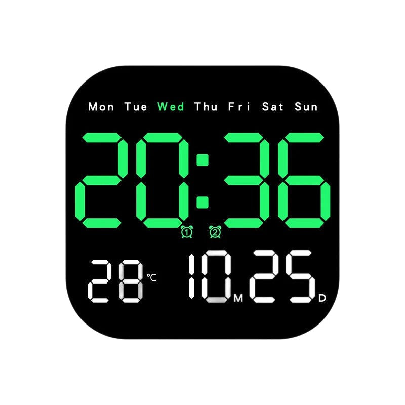 🕰️ ¡Más de 50.000 unidades vendidas! 🛏️ Reloj digital para el hogar y la oficina: ¡despierte suavemente y olvídese de las alarmas molestas! Brillo ajustable, funcionamiento silencioso por la noche. 🌙