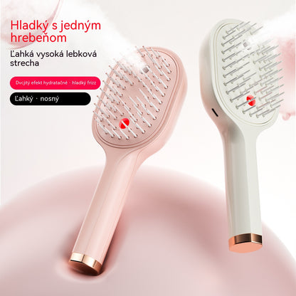 💖💨Hrebeň s funkciou striekania jedným tlačidlom, ktorá účinne zabraňuje zamotávaniu vlasov.