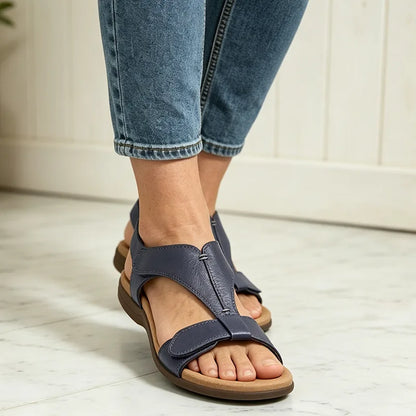 【Tallas 36-43】Sandalias de verano con suela blanda y soporte de arco, casuales y cómodas.
