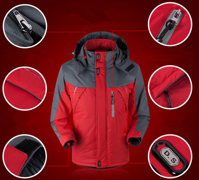💥【M-5XL】Zimná vetruvzdorná bunda pre mužov a ženy – teplá, nepremokavá a štýlová