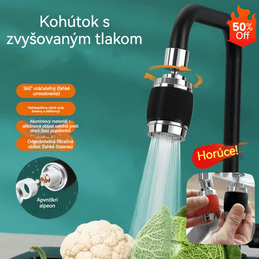 【Zľava 25 €】Univerzálna kuchynská batéria s filtrom｜Odolná proti striekaniu, zvyšuje tlak vody