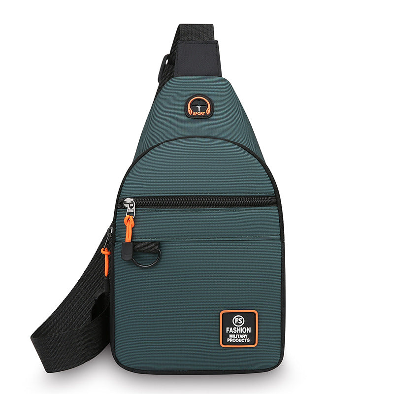 【Compra 1 y llévate otro gratis】2 artículos por 32 €🎒 ✨ Bolso bandolera multibolsillos resistente al agua: almacenamiento organizado, correa ajustable, puerto para auriculares.