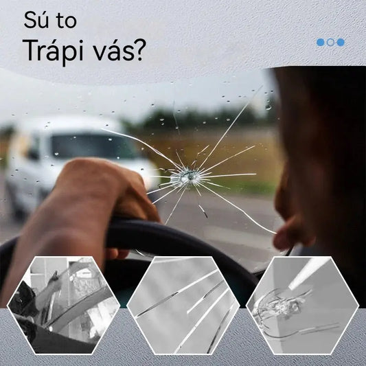 【Sada 3 kusov】🚗 Tekutina na opravu trhlín, lepidlo na odstraňovanie škrabancov a prasklín