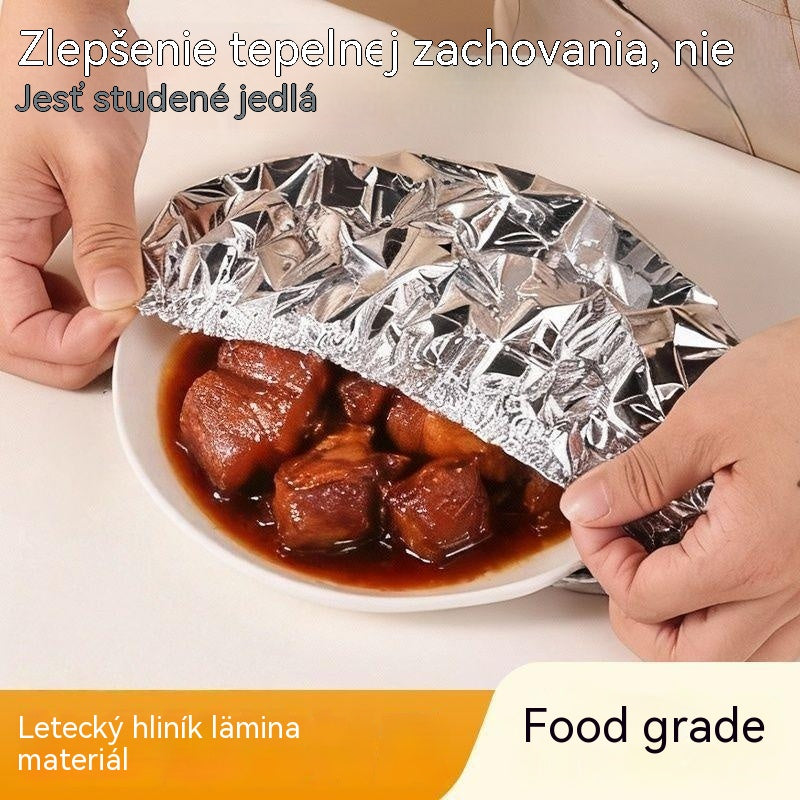 🔥🔥【50/100 kusov】🍎🔥 Viečko z hliníkovej fólie potravinárskej kvality