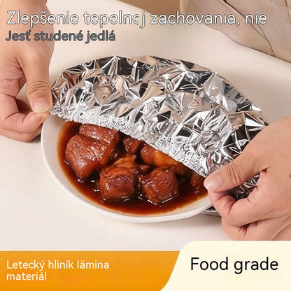 🔥🔥【50/100 kusov】🍎🔥 Viečko z hliníkovej fólie potravinárskej kvality