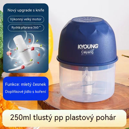 Bezdrátový efektivní elektrický mini sekáček na potraviny
