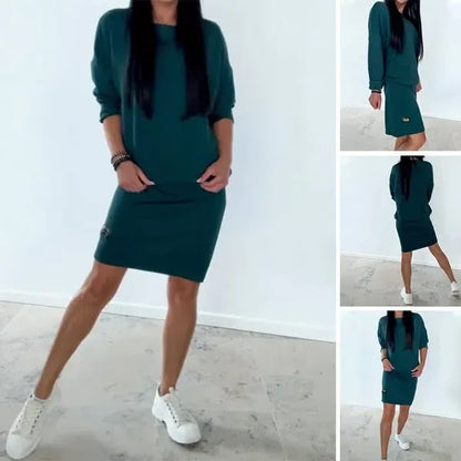 🎁 Nuevo vestido de algodón entallado para mujer (otoño/invierno)