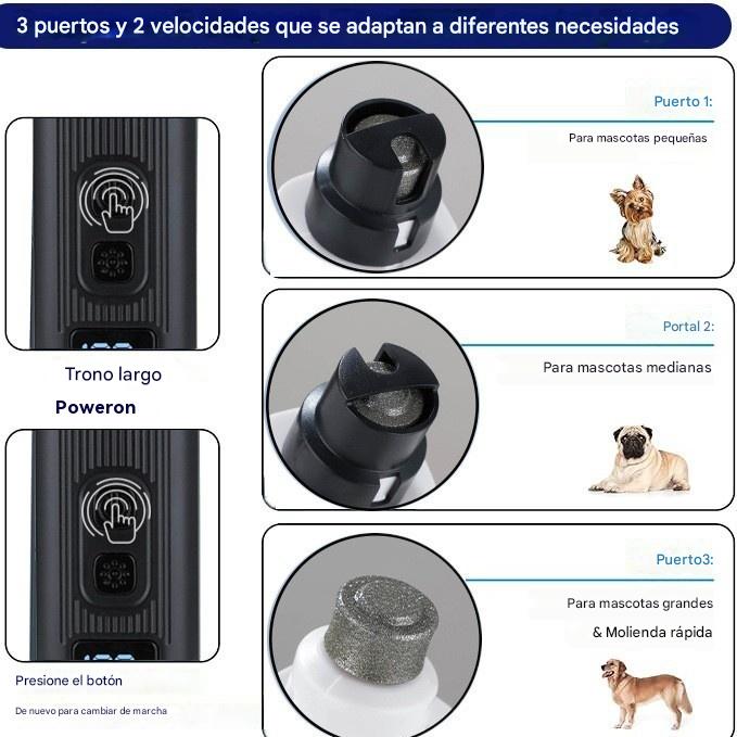 🐕‍🦺🐱🏆 ¡Más de 50.000 unidades vendidas! — ¡Casi agotadas! 🔥🎁 Cortaúñas LED para mascotas: suave con las uñas