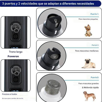 🐕‍🦺🐱🏆 ¡Más de 50.000 unidades vendidas! — ¡Casi agotadas! 🔥🎁 Cortaúñas LED para mascotas: suave con las uñas