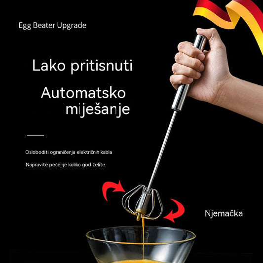 [set od 2] Poluautomatska mutilica za jaja od nehrđajućeg čelika
