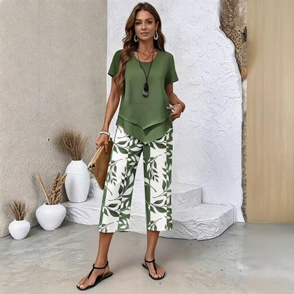 【S-5XL】VERDALISSE | Dvojdielna súprava Fresh Breeze | Ľahká a elegantná viacfarebná letná súprava