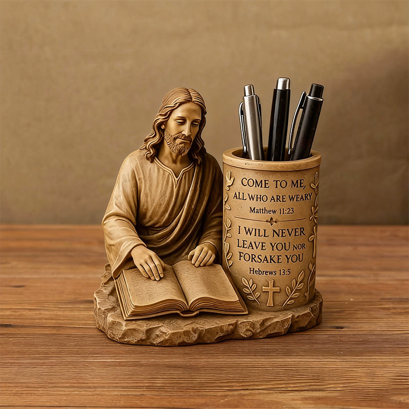📜 ✏️Novo držalo za biblijska peresa, ročno izdelan okras iz smole, vintage dekoracija