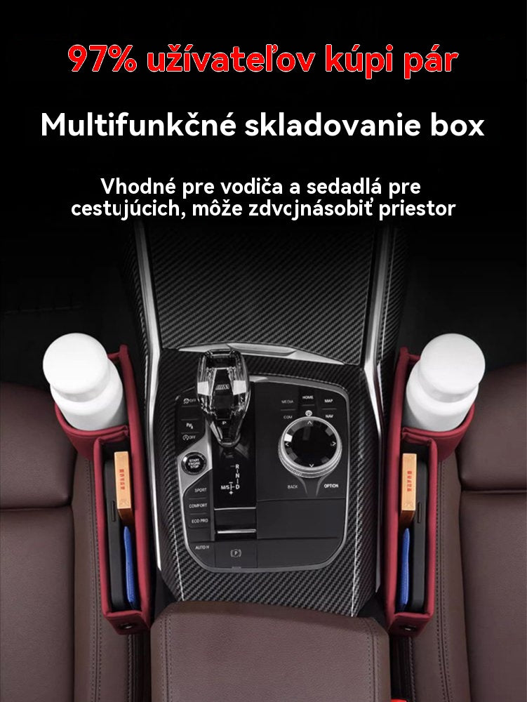 🚕🚕Multifunkčný úložný box do auta s držiakom na poháre