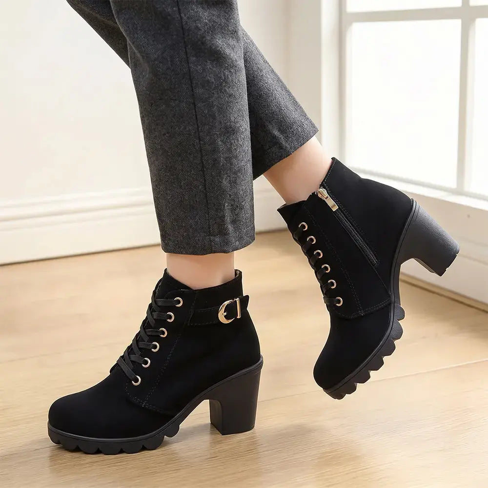 👢【35-42】Un imprescindible para otoño-invierno: elegantes botas de tacón para mujer; ¡la combinación perfecta de moda y comodidad para lucirlas sin esfuerzo durante todo el día!