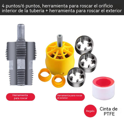 💧Herramienta universal para roscar aberturas de tuberías de agua PPR\PVC (internas y externas)⚙️