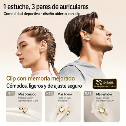 Auriculares inalámbricos GT699S 6 en 1 con múltiples estilos y estuche de emergencia ✨