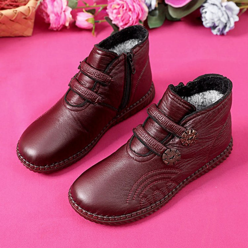 【35-40】Ženske neklizajuće kožne cipele za jesen i zimu, ručni rad u Italiji