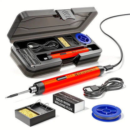 🔥🧰 Soldador inalámbrico portátil recargable por USB, kit de soldadura y reparación