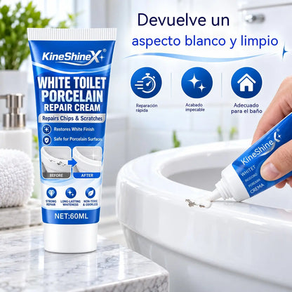 【2 tipos】✨🏠💧 Pasta reparadora de cerámica de secado rápido: para restaurar superficies cerámicas desgastadas y brillantes🛠️