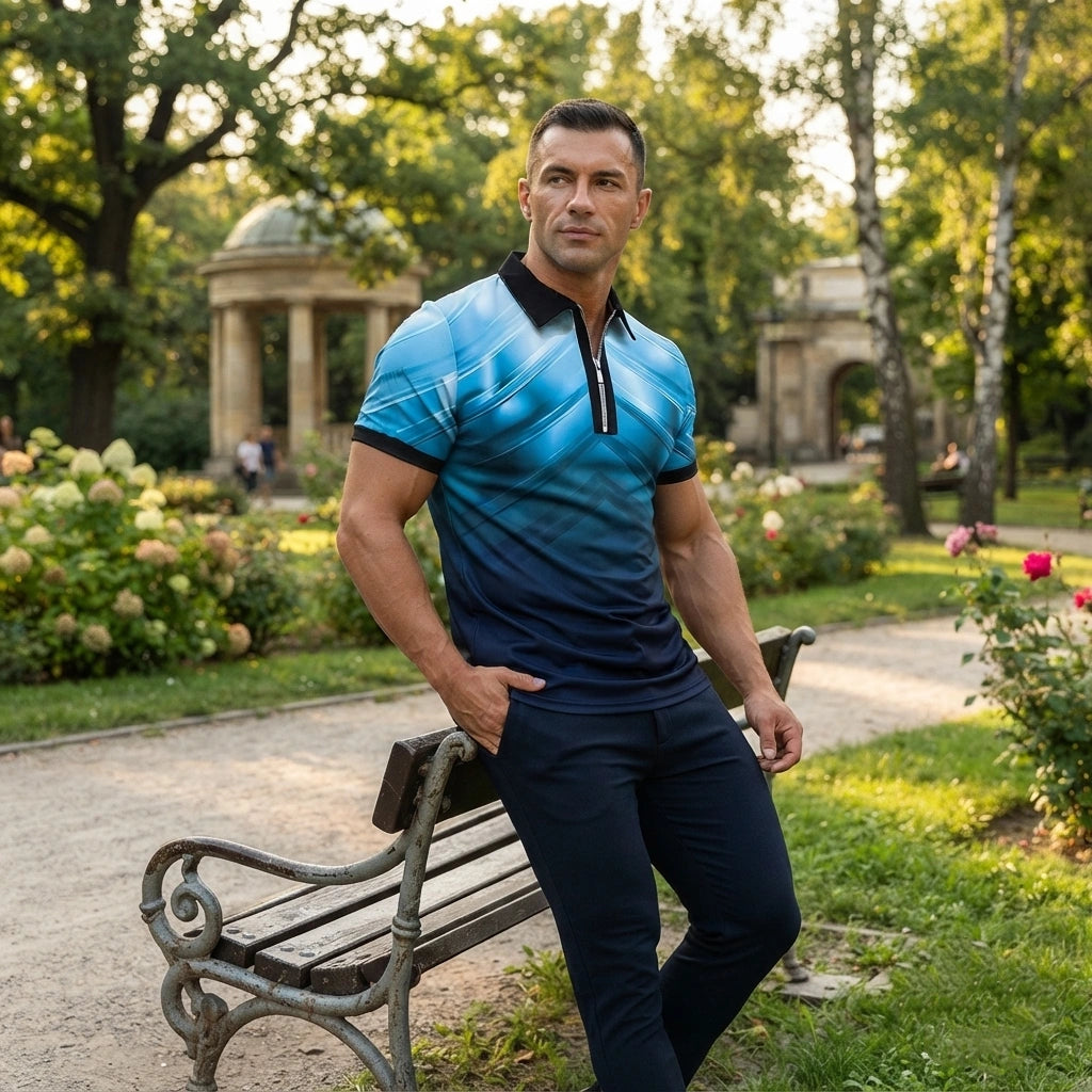 😎 50% de descuento | Polo de manga corta para hombre, tallas S-5XL, 2026. Ideal para el trabajo y el ocio.