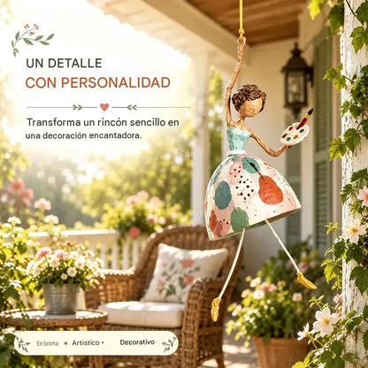 ✨💃🌸Adorno colgante caprichoso de una dama bailarina