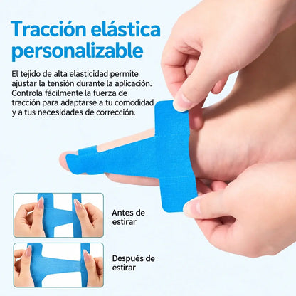 【50 uds】Protector de dedos flexible, vendaje para quemaduras y soporte deportivo, cinta autoadhesiva resistente al desgaste