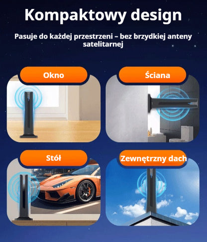 🔥Nowość -50% 🔥 Wewnętrzny odbiornik telewizji cyfrowej HD 🌐