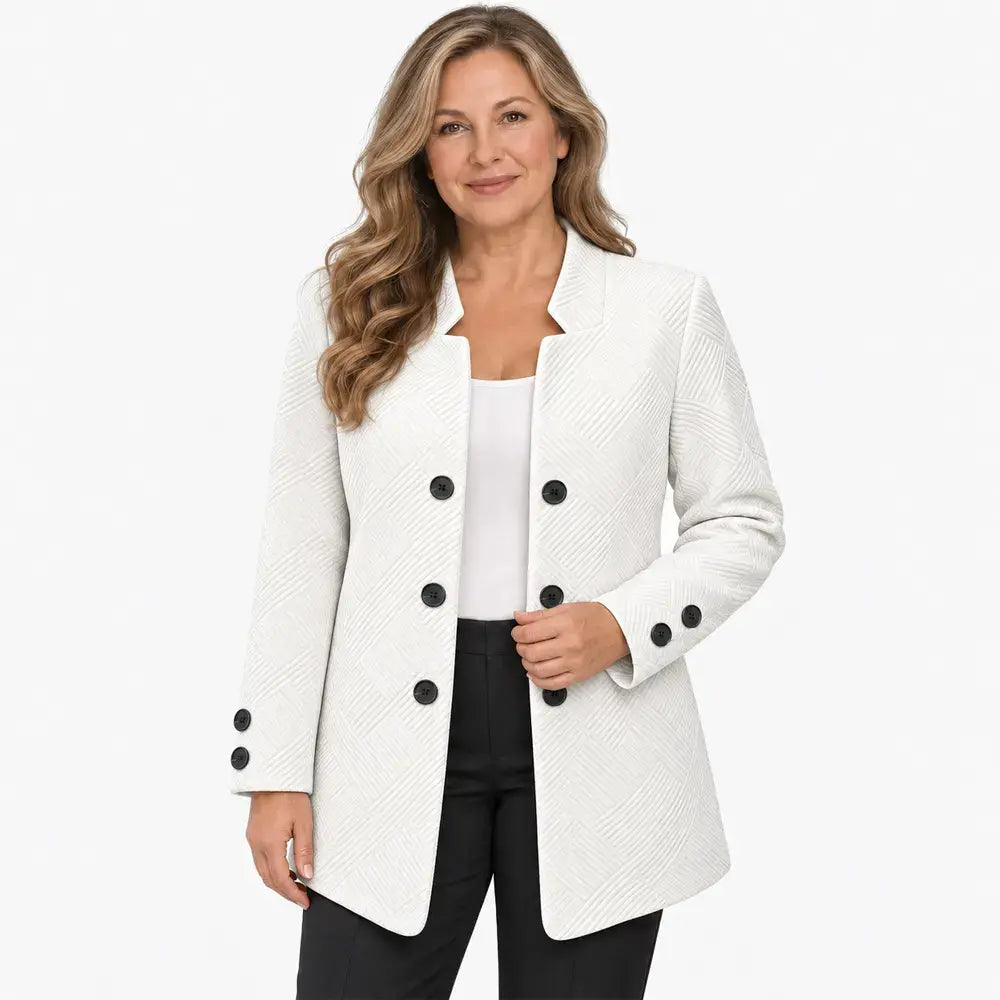 ✨【S-5XL】Chaqueta elegante de doble botonadura para otoño/invierno (con tres botones)