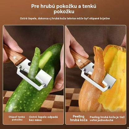 🔥Škrabka z nehrdzavejúcej ocele so zosilneným povrchom na kuchynské použitie.