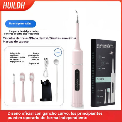 ✨🦷【SMART🔥-40%】Limpiador dental ultrasónico 2 en 1, eliminador de sarro y cepillo de dientes eléctrico