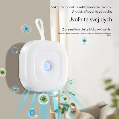 🌬️🐾Inteligentný odstraňovač pachov po domácich miláčikoch so závesným popruhom