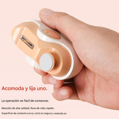 ✂️💅【Mejorada】Lima eléctrica uñas multiusos antipellizco, cortaúñas eléctrico