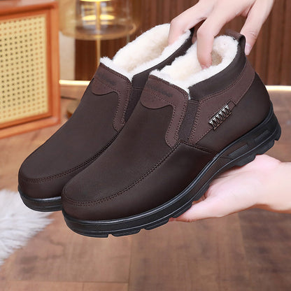 🥾【39-45】👣Novi zimski škornji za sneg za moške, odebeljeni z žametom in topli