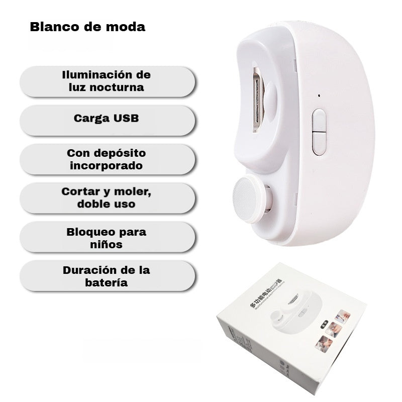 💅 ✨ ¡Nueva versión 2025! Lima de uñas automática – cuidado de uñas seguro y suave 👶🔧