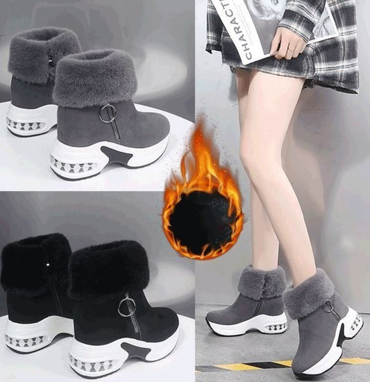 🔥【35-43】Cizme scurte noi pentru femei cu talpă groasă 