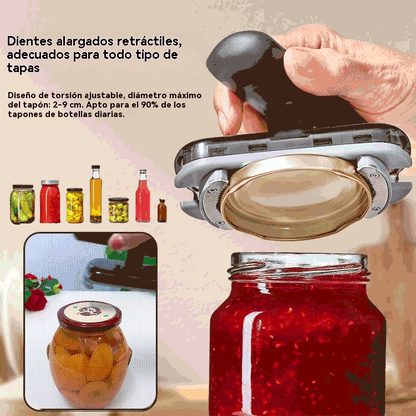 【Compra 1, llévate 1 gratis】Un abridor de tapas multiusos que ahorra esfuerzo y cuenta con una superficie antideslizante.