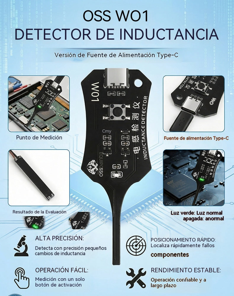 🧰🚗 Probador de inductancia OSS, una herramienta de prueba para la reparación de teléfonos móviles.