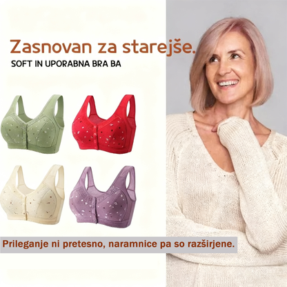 👙[45–100 kg] Nov in izboljšan udoben čipkast nedrček večje velikosti