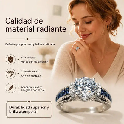 🔥【compre uno y llévese otro gratis】✨🔥✨ Un elegante y brillante anillo para mujer engastado con circonitas cúbicas. un diseño deslumbrante para iluminar momentos especiales.