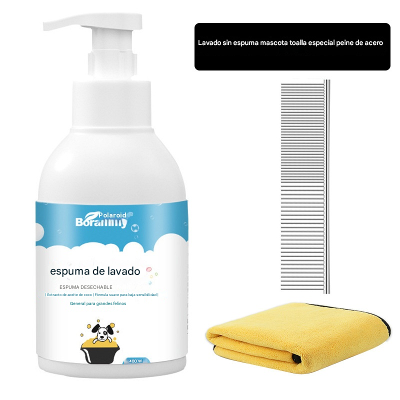 🐱🐈 Espuma desodorante suave a base de plantas para mascotas，Champús para mascotas