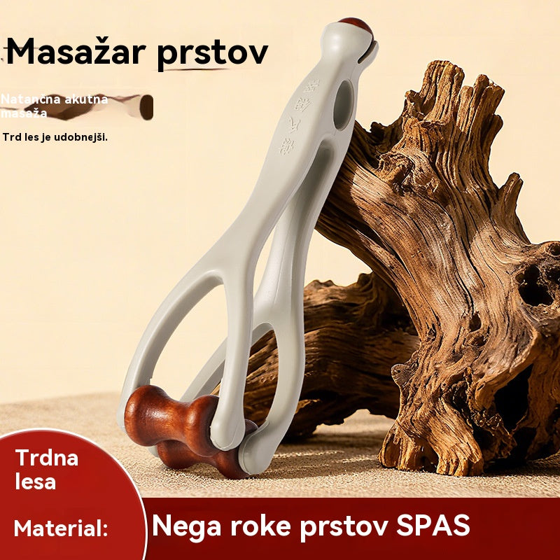 🎉【Kupite 1, dobite 1 gratis】Masažer za prste iz masivnega lesa: Valjčki iz naravnega lesa pomagajo sprostiti meridiane sklepov in lajšajo utrujenost rok.