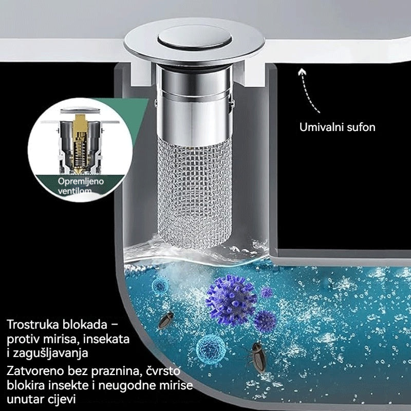 🔥Kupi 1 i dobiješ 1 gratis🔥💧Univerzalni filtar za odvod od nehrđajućeg čelika