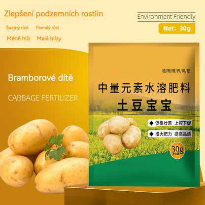 🌞🥔🥕【10 balení】 Rozpustné listové hnojivo „Magický zemiak”｜Na zemiaky, arašidy, sladké zemiaky, reďkovky, taro a cibuľu – podporuje koreňový rast, zvyšuje úrodu