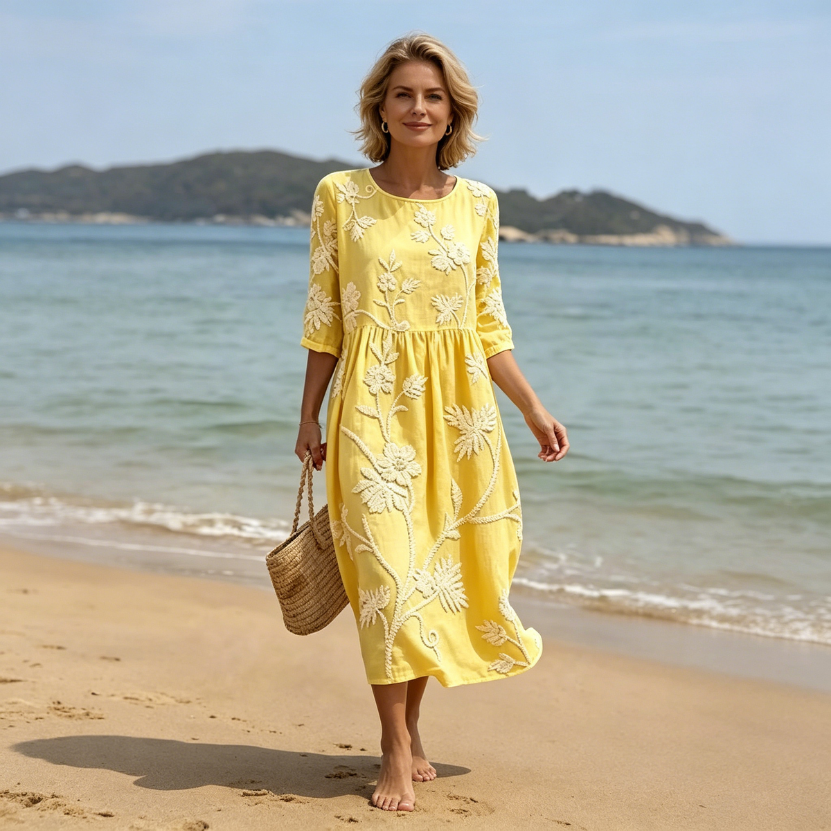 【S-4XL】Lucia - Vestido informal con estampado floral