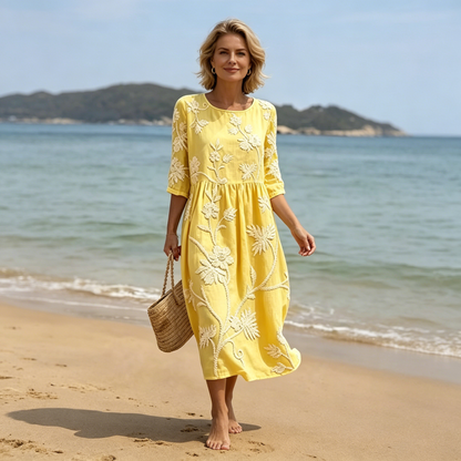 【S-4XL】Lucia - Vestido informal con estampado floral